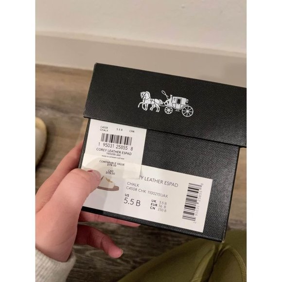 NEW W/‎ BOX Coach Espadrilles Size 5.5B - Picture 6 of 6